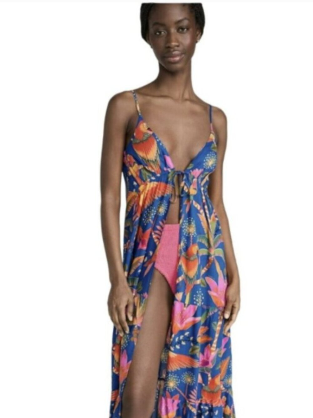 ## ✨ Farm Rio Vibrant Tropical Print Cover-Up ✨ - Picture 1 of 6